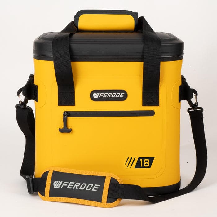 Yellow Feroce 18 litre portable insulated cooler