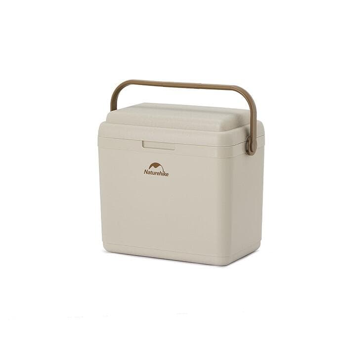 Naturehike beige and brown 24 litre rigid cooler box